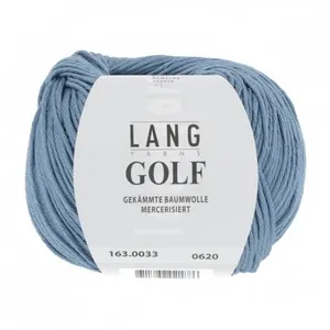 Non communiqué Coton à tricoter GOLF - Lang Yarns - PPSC(...) - 33 Bleu pas cher