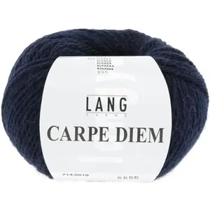 Pelote de Laine et Alpaga à tricoter CARPE DIEM - Lang Yarns 0010 Gris...
