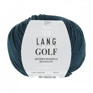 Non communiqué Coton à tricoter GOLF - Lang Yarns - PPSC(...) - 34 Bleu pas cher
