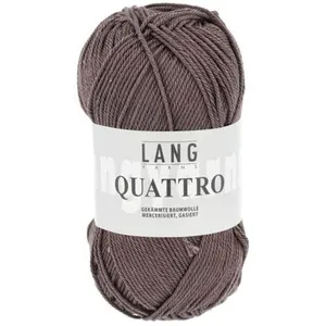 Non communiqué Fil à tricoter 100% coton QUATTRO - Lang Yarns(...) - 68 Marron