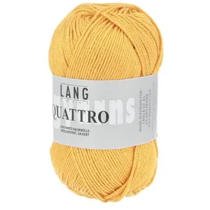 Non communiqué Fil à tricoter 100% coton QUATTRO - Lang Yarns(...) - 59 Orange pas cher