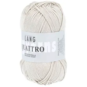 Non communiqué Fil à tricoter 100% coton QUATTRO - Lang Yarns(...) - 26 Marron