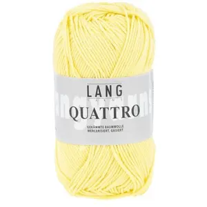 Non communiqué Fil à tricoter 100% coton QUATTRO - Lang Yarns(...) - 13 Jaune