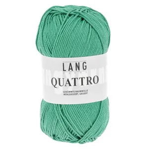 Non communiqué Fil à tricoter 100% coton QUATTRO - Lang Yarns(...) - 17 Vert pas cher