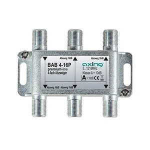 Comparateur de prix : Axing - bab 4-16P Dérivateur tv câble 4 voies 5 - 1218 MHz X998011