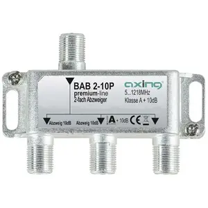 Comparateur de prix : Axing - bab 2-10P Dérivateur tv câble 2 voies 5 - 1218 MHz X998641