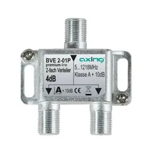 Comparateur de prix : Axing bve 2-01p splitter distributeur repartiteur 2 voies sorties pour...