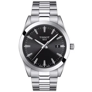 Comparateur de prix : Montre - TISSOT - GENTLEMAN QUARTZ BlkSteel - Etanche 10 Atm - Verre saphir - Analogique