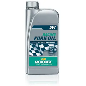 Comparateur de prix : Motorex Racing Fork Oil 5W - Horquillas Susp. Botella 1l, gris