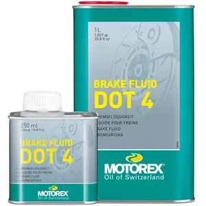 Liquide de frein bouteille plastique Motorex DOT 4 pas cher