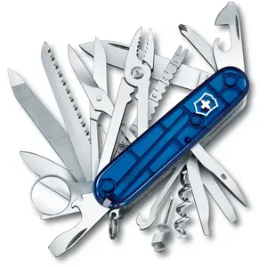 Comparateur de prix : Victorinox Couteau Suisse Victorinox Swisschamp Bleu Translucide