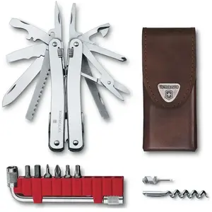 Comparateur de prix : VICTORINOX SWISSTOOL SPIRIT X PLUS + ETUI CUIR - 35 FONCTIONS