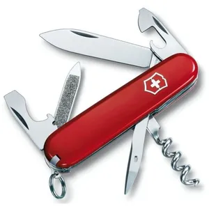 Comparateur de prix : Couteau Suisse de Poche - 17 Pieces - Victorinox Sportsman - 0.3803 - Rouge