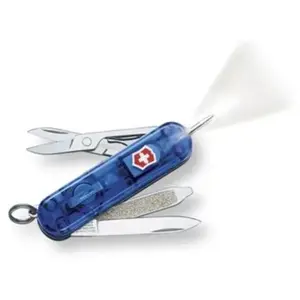 Comparateur de prix : Victorinox Couteau Suisse Victorinox 5 Pièces Signature Lite Bleu Translucide