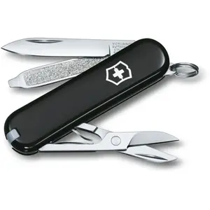 Comparateur de prix : Victorinox Classic Sd, Swiss Army Knife, Petit Couteau de Poche Suisse, Léger, Multitool, 7 Fonctions, Ciseaux, Lime à Ongles, Noir