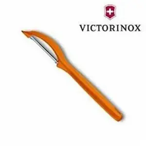 Pèle-tomates universel - VICTORINOX - 17.4 cm - Orange - Ergonomique - Lame micro-dentéeVendu paramazon
