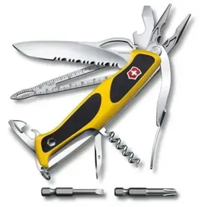 VICTORINOX - 0.9798.MWC8 - VICTORINOX RANGERGRIP BOATSMAN JAUNE pas cher