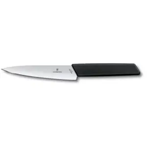 Comparateur de prix : Victorinox Couteau De Cuisine Swiss Moderne 15 Cm Noir