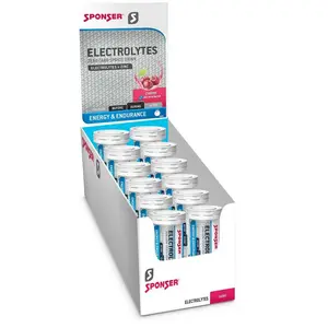 Sponser Electrolytes - Cherry (12 x 10 Tabs) pas cher