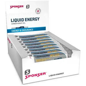 Comparateur de prix : Sponser Sport Food Boîte De Gels énergétiques Liquid Plus 70g 18 Unités One Size