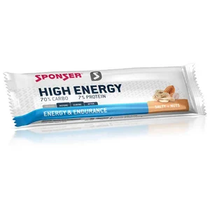 Comparateur de prix : Sponser Sport Food Boîte De Barres énergétiques High Noix Salées 45g 30 Unités One Size