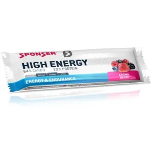 Comparateur de prix : Sponser High Energy Bar - Berry (30 x 45g)