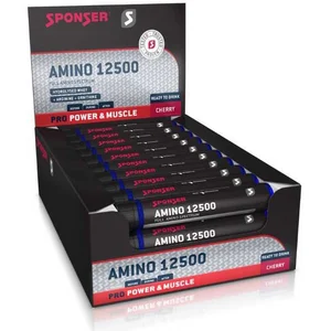 Sponser Sport Food Boîte De Boisson Complémentaire Amino 12500 25ml Cerise 30 Unités One SizeVendu parbikeinn