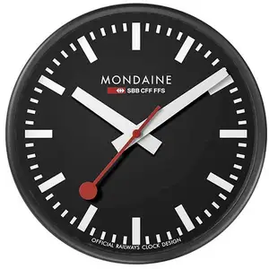 Mondaine Montre de Mur A990.CLOCK.64SBB 25 cm pas cher