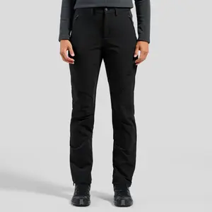 Comparateur de prix : Odlo Ascent Warm Pants - Pantalon randonnée femme Black EU 40 - Regular