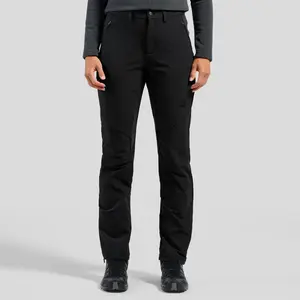 Comparateur de prix : Odlo Ascent Warm Pants - Pantalon randonnée femme Black EU 42 - Regular