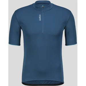 Odlo Maillot semi-zippé Essentials pour homme, S, bleu marine pas cher