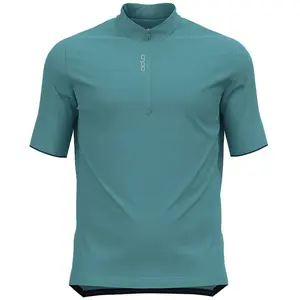 Odlo Maillot semi-zippé Essentials pour homme, L, bleu pas cher