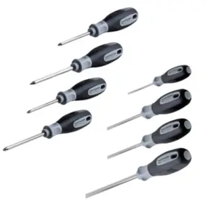 Kraftwerk 4170 Jeu de 8 tournevis en acier inoxydable pas cher
