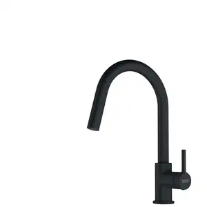 Comparateur de prix : Franke 115.0626.053 Lina Pull-Out Robinet De Cuisine, Noir Mat, Small