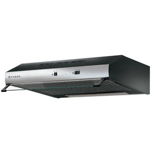 Faber-Castell Faber TCH04 SS16A 741 295 m³-h Encastrée Noir, Acier inoxydable D - Hottes (295 m³-h, Conduit, E, E, D, 69 dB)