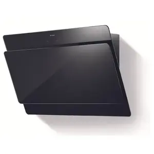 Faber Hotte Cheminée coudée Faber Cocktail 800 - Verre noir pas cher