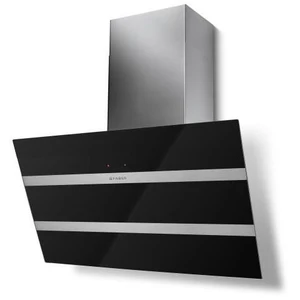 Comparateur de prix : Faber Hotte décorative inclinée 80cm 68db 730m3/h noir/inox - 5513357