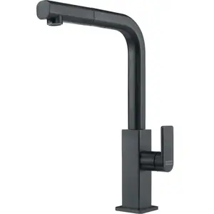 Comparateur de prix : Franke - Mitigeur Mythos Inox Noir à douchette monojet - 000000 coloris