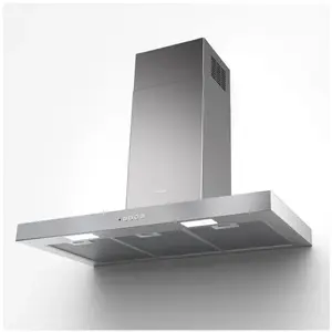 Comparateur de prix : Hotte décorative Faber Box Value X A90 Inox - Evacuation - 500 m3/h - LED