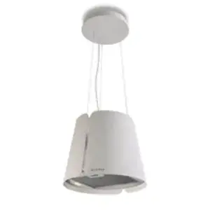 Comparateur de prix : FABER S.p.A. Hotte decorative ilot Beat 430 blanc 5816465, 740m3/h, 3 vitesses + 1