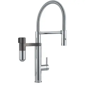 Mitigeur VITAL semi pro à douchette double jet - eau filtrée - Chrome ...