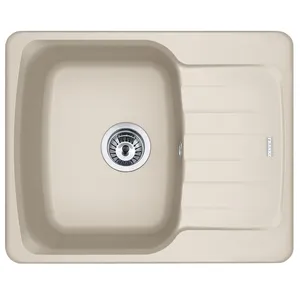 Franke Evier granit 1 bac ANTEA 62 x 50 cm taupe pas cher