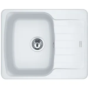 Comparateur de prix : Franke Evier granit 1 bac ANTEA 62 x 50 cm blanc