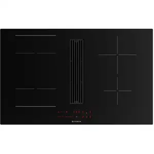 Comparateur de prix : Faber Table De Cuisson Induction Aspirante 83cm 4 Feux 7400w Noir - 5371765