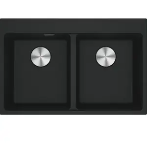 Franke - Evier Maris Fragranit+ MRG620-34-34 - Noir Mat - Vidage : AutomatiqueVendu parvillatech