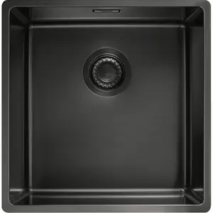 Franke - Cuve Mythos Masterpièce bxm 110-40 anthracite - 440 x 540 x 200 mm - sous-meuble 50 cm - vidage manuel pas cher