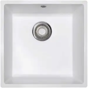 Comparateur de prix : Franke - Evier Domus Fradura DMD610-44 - Blanc Artic (moucheté)