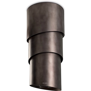 FABER hotte îlot PAREO PLUS (Tibetan Silver - Acier)