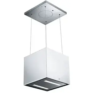 Hotte décorative îlot ROBLIN EPSILONE 400 VERRE BL pas cher