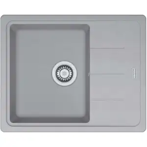 FRANKE Evier 1 bac, 1 égouttoir compact MALTA PLATINIUM pas cher